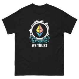 In Ethereum We Trust Round – T-Shirt