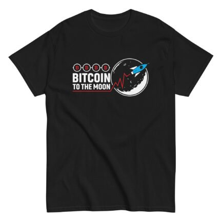 Bitcoin to the Moon V2 T-Shirt