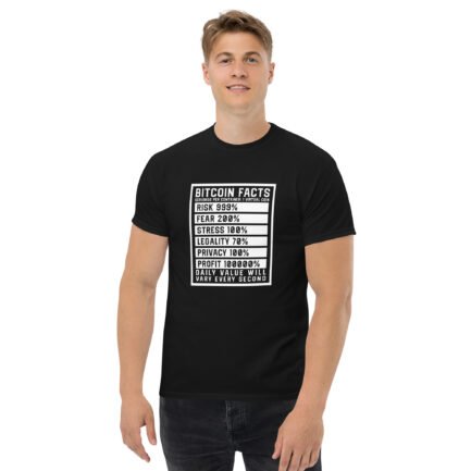 Bitcoin Facts T-Shirt - Image 2