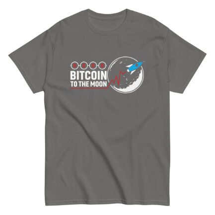 Bitcoin to the Moon V2 T-Shirt - Image 8