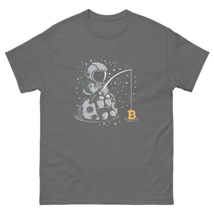 Bitcoin Spaceman Fishing T-Shirt - Image 9