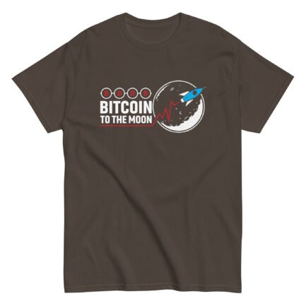 Bitcoin to the Moon V2 T-Shirt - Image 5