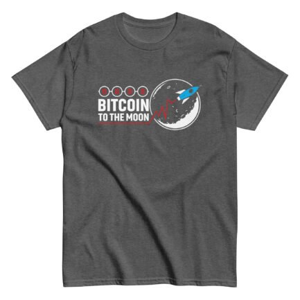 Bitcoin to the Moon V2 T-Shirt - Image 7