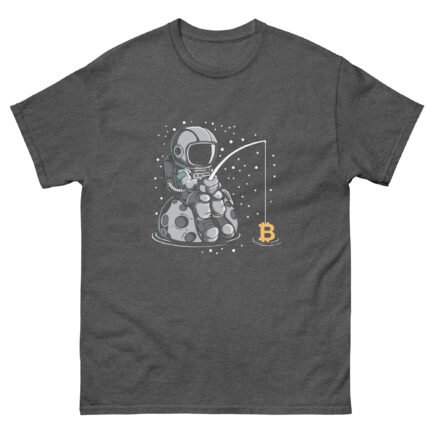 Bitcoin Spaceman Fishing T-Shirt - Image 8