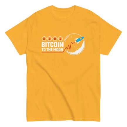 Bitcoin to the Moon V2 T-Shirt - Image 14