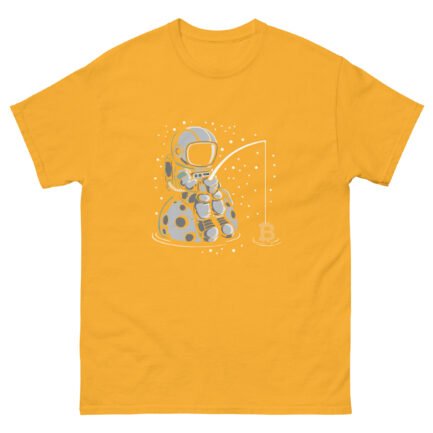 Bitcoin Spaceman Fishing T-Shirt - Image 14