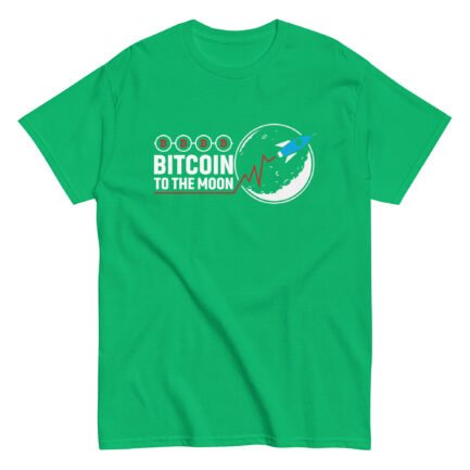 Bitcoin to the Moon V2 T-Shirt - Image 11