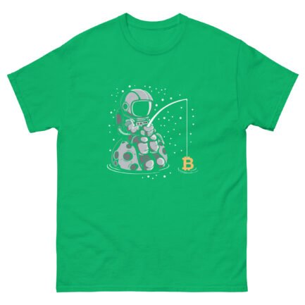 Bitcoin Spaceman Fishing T-Shirt - Image 12