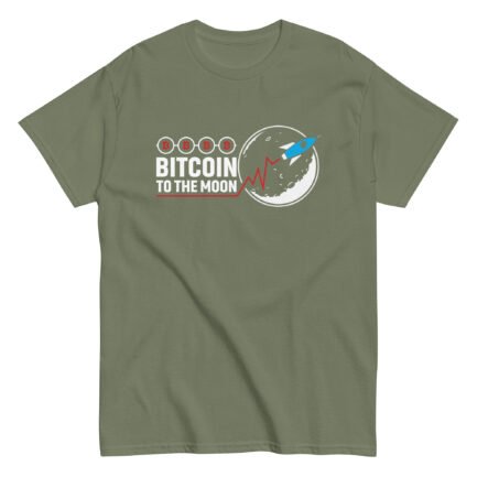 Bitcoin to the Moon V2 T-Shirt - Image 9