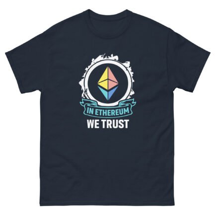 In Ethereum We Trust Round - T-Shirt - Image 3