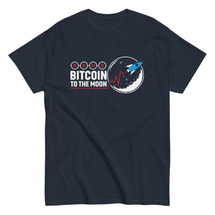 Bitcoin to the Moon V2 T-Shirt - Image 3