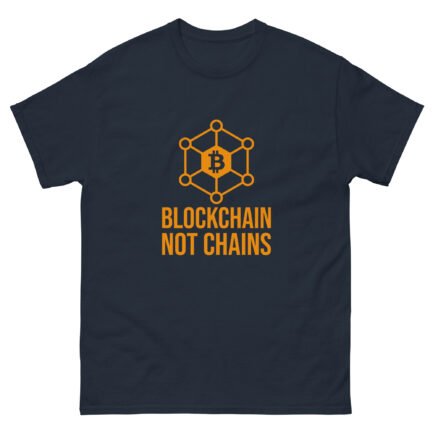 Blockchain Not Chains T-Shirt - Image 3