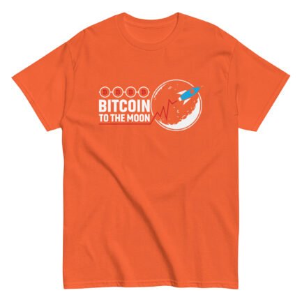 Bitcoin to the Moon V2 T-Shirt - Image 10