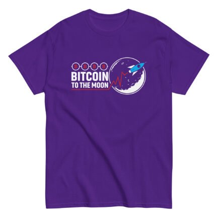 Bitcoin to the Moon V2 T-Shirt - Image 4