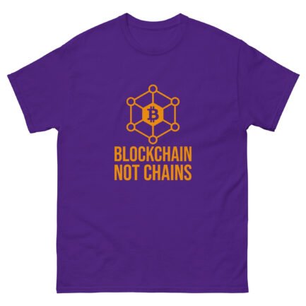 Blockchain Not Chains T-Shirt - Image 4