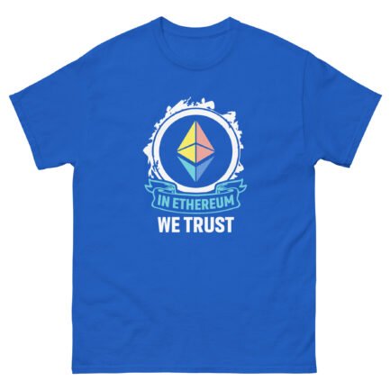 In Ethereum We Trust Round - T-Shirt - Image 7