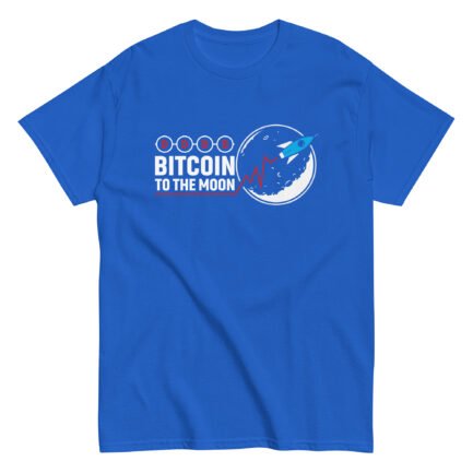 Bitcoin to the Moon V2 T-Shirt - Image 6