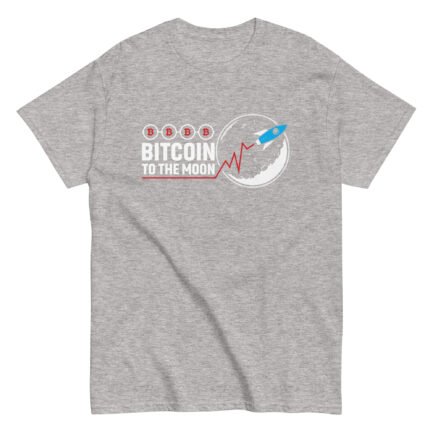 Bitcoin to the Moon V2 T-Shirt - Image 15