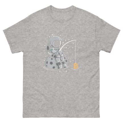 Bitcoin Spaceman Fishing T-Shirt - Image 15