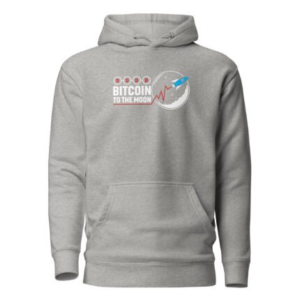 Bitcoin to the Moon V2 Hoodie - Image 5