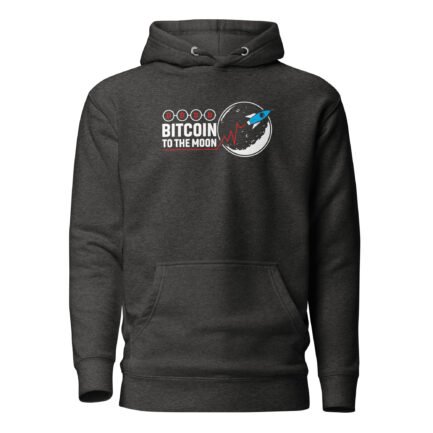 Bitcoin to the Moon V2 Hoodie - Image 4